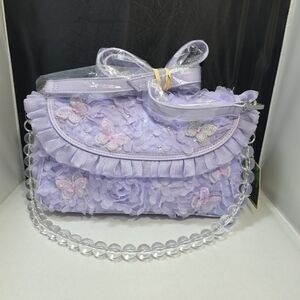 Her Universe Wicked Glinda Butterfly Tulle Shoulder Bag NWT